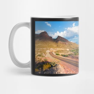 Sunset in Big Bend National Park, Texas, USA Mug